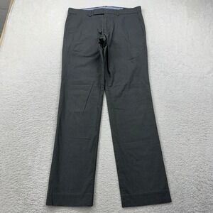 Polo Ralph Lauren Men Slim Fit Dress Pant Gray 30x30 Stretch Trousers Flat Front